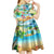 Guam Christmas Kid Short Sleeve Dress Santa Claus Beach and Wave DT02 - Polynesian Pride