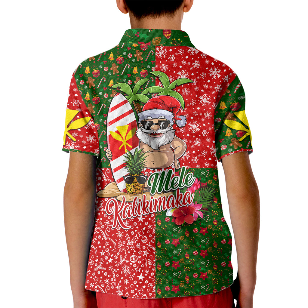 Hawaii Christmas Kid Polo Shirt Mele Kalikimaka Kanaka Maoli DT02 - Polynesian Pride