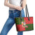 Hawaii Christmas Leather Tote Bag Mele Kalikimaka Kanaka Maoli DT02 - Polynesian Pride