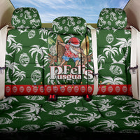 Guam Christmas Back Car Seat Cover Felis Pusgua Tropical Xmas Patterns