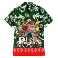Guam Christmas Family Matching Puletasi Dress and Hawaiian Shirt Felis Pusgua Tropical Xmas Patterns DT02 - Polynesian Pride