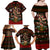 Meri Kirihimete New Zealand Family Matching Off Shoulder Maxi Dress and Hawaiian Shirt Christmas Kiwi Maori DT02 - Polynesian Pride