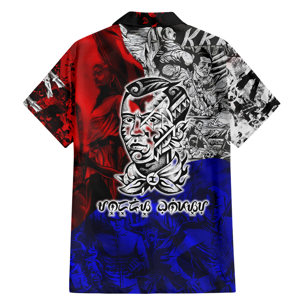 Philippines Bonifacio Day Family Matching Tank Maxi Dress and Hawaiian Shirt DT02 - Polynesian Pride