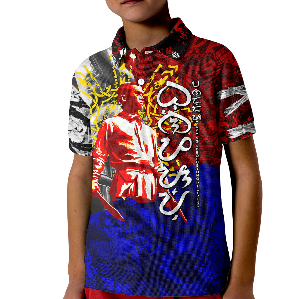 Philippines Bonifacio Day Kid Polo Shirt DT02 Kid Art - Polynesian Pride