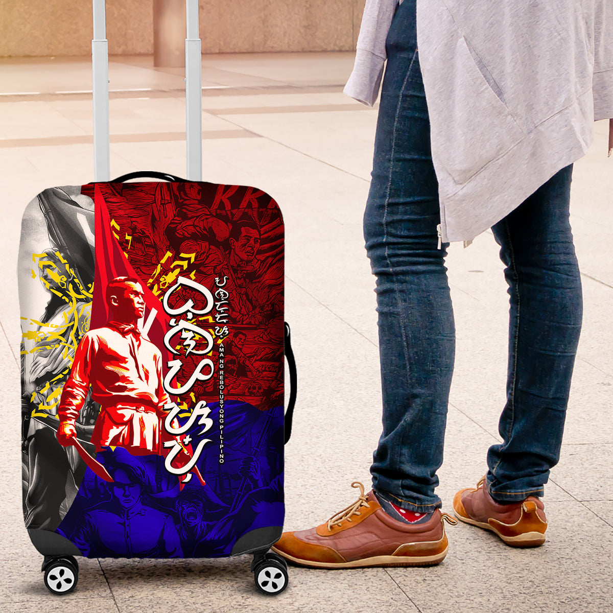 Philippines Bonifacio Day Luggage Cover DT02 Art - Polynesian Pride