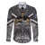 New Zealand Family Matching Off Shoulder Short Dress and Hawaiian Shirt Rugby Aotearoa Champions DT02 Dad's Shirt - Long Sleeve Black - Polynesian Pride