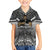 New Zealand Family Matching Off Shoulder Short Dress and Hawaiian Shirt Rugby Aotearoa Champions DT02 Son's Shirt Black - Polynesian Pride