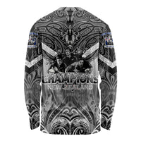 New Zealand Long Sleeve Shirt Rugby Aotearoa Champions DT02 - Polynesian Pride