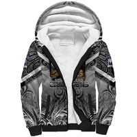 New Zealand Sherpa Hoodie Rugby Aotearoa Champions DT02 Unisex Black - Polynesian Pride