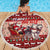 Dog Sled Christmas Beach Blanket Husky Sleigh Ride Design - Polynesian Pride