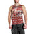 Dog Sled Christmas Men Tank Top Husky Sleigh Ride Design - Polynesian Pride