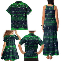 Merry Christmas New Zealand Family Matching Tank Maxi Dress and Hawaiian Shirt Xmas Travel Map - Polynesian Pride