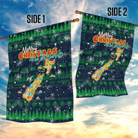 Merry Christmas New Zealand Garden Flag Xmas Travel Map - Polynesian Pride