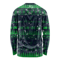 Merry Christmas New Zealand Long Sleeve Shirt Xmas Travel Map - Polynesian Pride