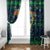 Merry Christmas New Zealand Window Curtain Xmas Travel Map - Polynesian Pride