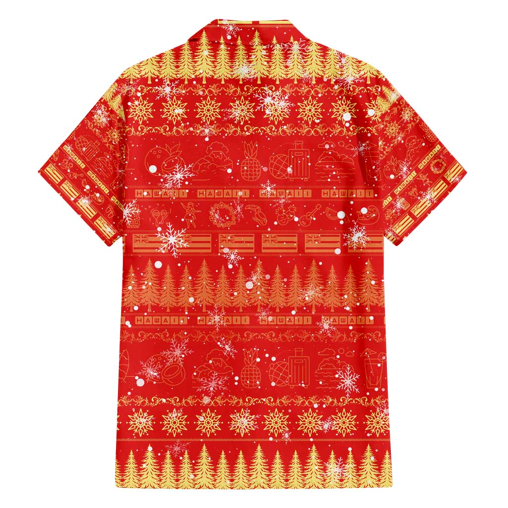 Merry Christmas Hawaii Family Matching Summer Maxi Dress and Hawaiian Shirt Xmas Travel Map DT02 - Polynesian Pride