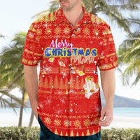 Merry Christmas Hawaii Hawaiian Shirt Xmas Travel Map - Polynesian Pride
