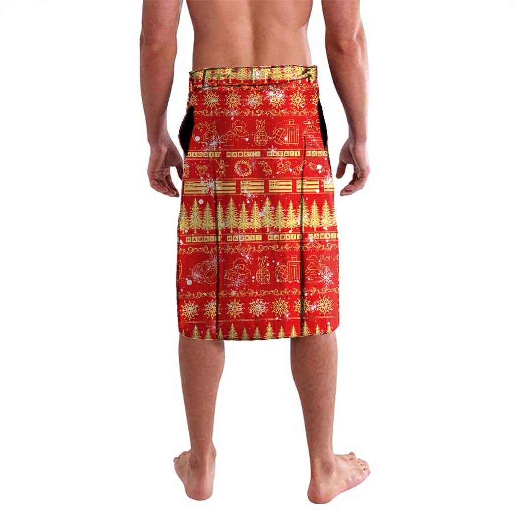 Merry Christmas Hawaii Lavalava Xmas Travel Map - Polynesian Pride