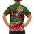 Mele Kalikimaka Shaka Santa Family Matching Tank Maxi Dress and Hawaiian Shirt Hawaiian Surf Christmas Design with Aloha Spirit - Polynesian Pride