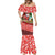 Mele Kalikimaka Shaka Santa Mermaid Dress Hawaiian Surf Christmas Design with Aloha Spirit - Polynesian Pride