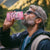 Butterfly Polynesia Breast Cancer 4 in 1 Can Cooler Tumbler Nobody Fights Alone Pink Out Tropical Hibiscus