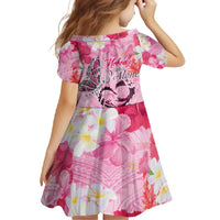 Butterfly Polynesia Breast Cancer Family Matching Long Sleeve Bodycon Dress and Hawaiian Shirt Nobody Fights Alone Pink Out Tropical Hibiscus DT02 - Polynesian Pride