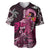 Breast Cancer Mermaid Polynesia Baseball Jersey Faith Hope Love