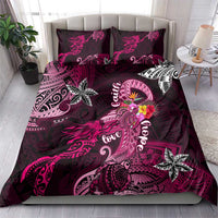 Breast Cancer Mermaid Polynesia Bedding Set Faith Hope Love DT02 - Polynesian Pride