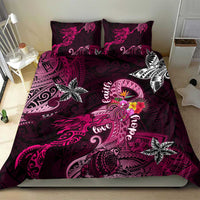 Breast Cancer Mermaid Polynesia Bedding Set Faith Hope Love DT02 - Polynesian Pride
