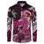 Breast Cancer Mermaid Polynesia Button Sweatshirt Faith Hope Love