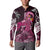 Breast Cancer Mermaid Polynesia Button Sweatshirt Faith Hope Love