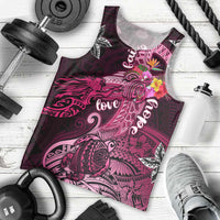 Breast Cancer Mermaid Polynesia Men Tank Top Faith Hope Love