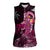Breast Cancer Mermaid Polynesia Women Sleeveless Polo Shirt Faith Hope Love