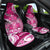 Breast Cancer Awareness Hawaii Car Seat Cover Polynesia Girl Nobody Fights Alone