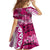 Breast Cancer Awareness Hawaii Family Matching Mermaid Dress and Hawaiian Shirt Polynesia Girl Nobody Fights Alone