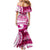 Breast Cancer Awareness Hawaii Family Matching Mermaid Dress and Hawaiian Shirt Polynesia Girl Nobody Fights Alone