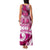 Breast Cancer Awareness Hawaii Family Matching Tank Maxi Dress and Hawaiian Shirt Polynesia Girl Nobody Fights Alone