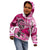 Breast Cancer Awareness Hawaii Kid Hoodie Polynesia Girl Nobody Fights Alone