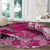 Breast Cancer Awareness Hawaii Round Carpet Polynesia Girl Nobody Fights Alone