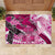 Breast Cancer Awareness Hawaii Rubber Doormat Polynesia Girl Nobody Fights Alone