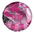 Breast Cancer Awareness Hawaii Spare Tire Cover Polynesia Girl Nobody Fights Alone