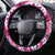 Breast Cancer Awareness Hawaii Steering Wheel Cover Polynesia Girl Nobody Fights Alone