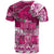 Breast Cancer Awareness Hawaii T Shirt Polynesia Girl Nobody Fights Alone