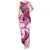 Breast Cancer Awareness Hawaii Tank Maxi Dress Polynesia Girl Nobody Fights Alone