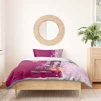 Breast Cancer New Zealand Bedding Set Maori Aotearoa Girl Pink Out