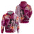 Breast Cancer New Zealand Hoodie Maori Aotearoa Girl Pink Out