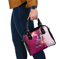 Breast Cancer New Zealand Shoulder Handbag Maori Aotearoa Girl Pink Out