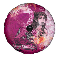 Breast Cancer New Zealand Spare Tire Cover Maori Aotearoa Girl Pink Out