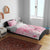 Breast Cancer Awareness Month Bedding Set Butterfly Polynesia Watercolor Pink