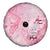 Breast Cancer Awareness Month Spare Tire Cover Butterfly Polynesia Watercolor Pink